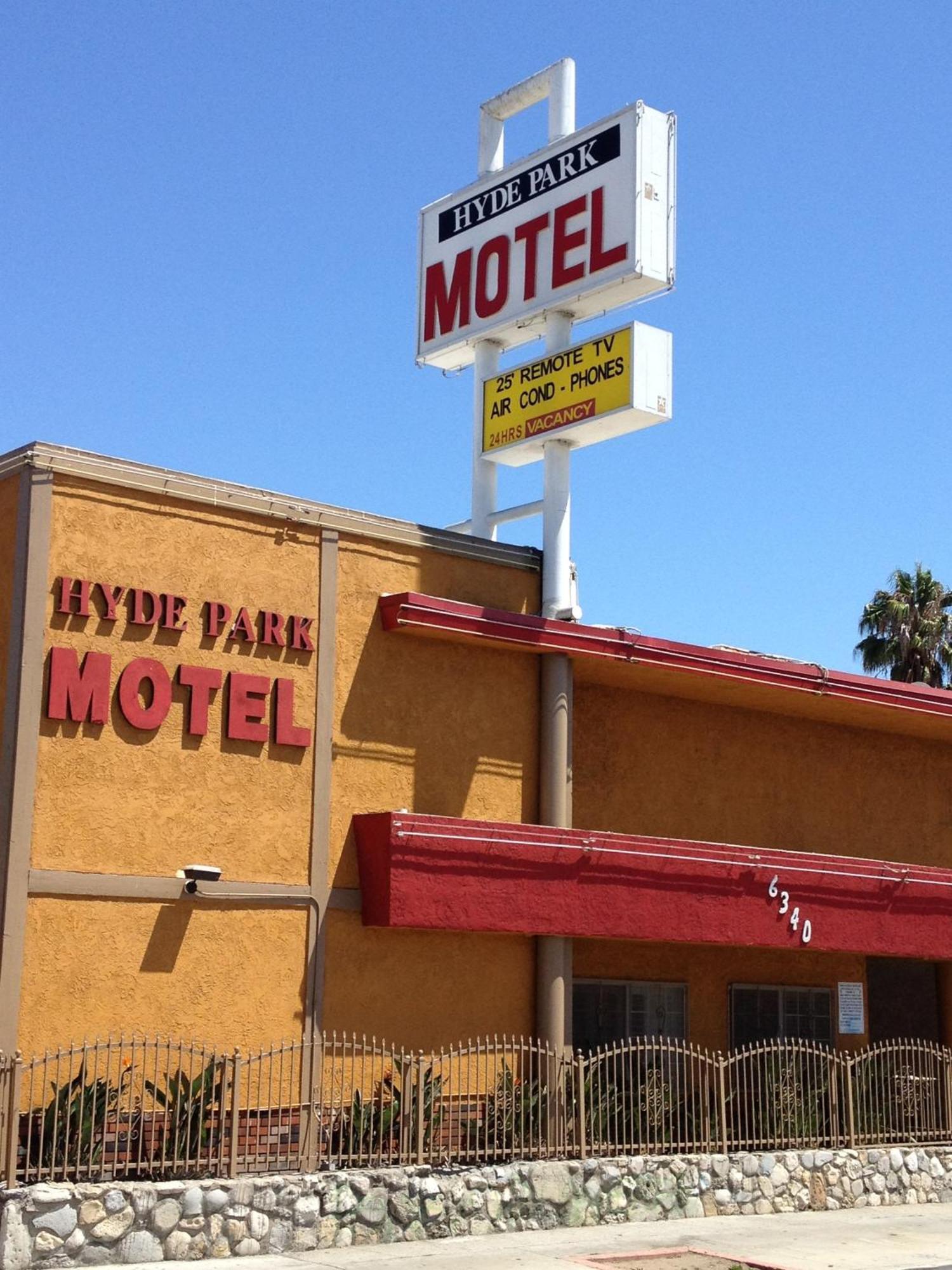 Hyde Park Motel Los Angeles Dış mekan fotoğraf